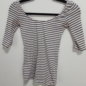 Garage striped top